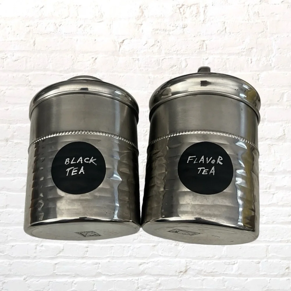 💕 🛍🏙3️⃣ for $1️⃣5️⃣ Bundle of 2 metal 4” tall storage bins with lids